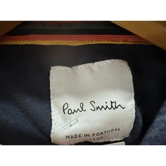 Paul Smith All Over Print Hoodie size Large multicolor made in Portugal